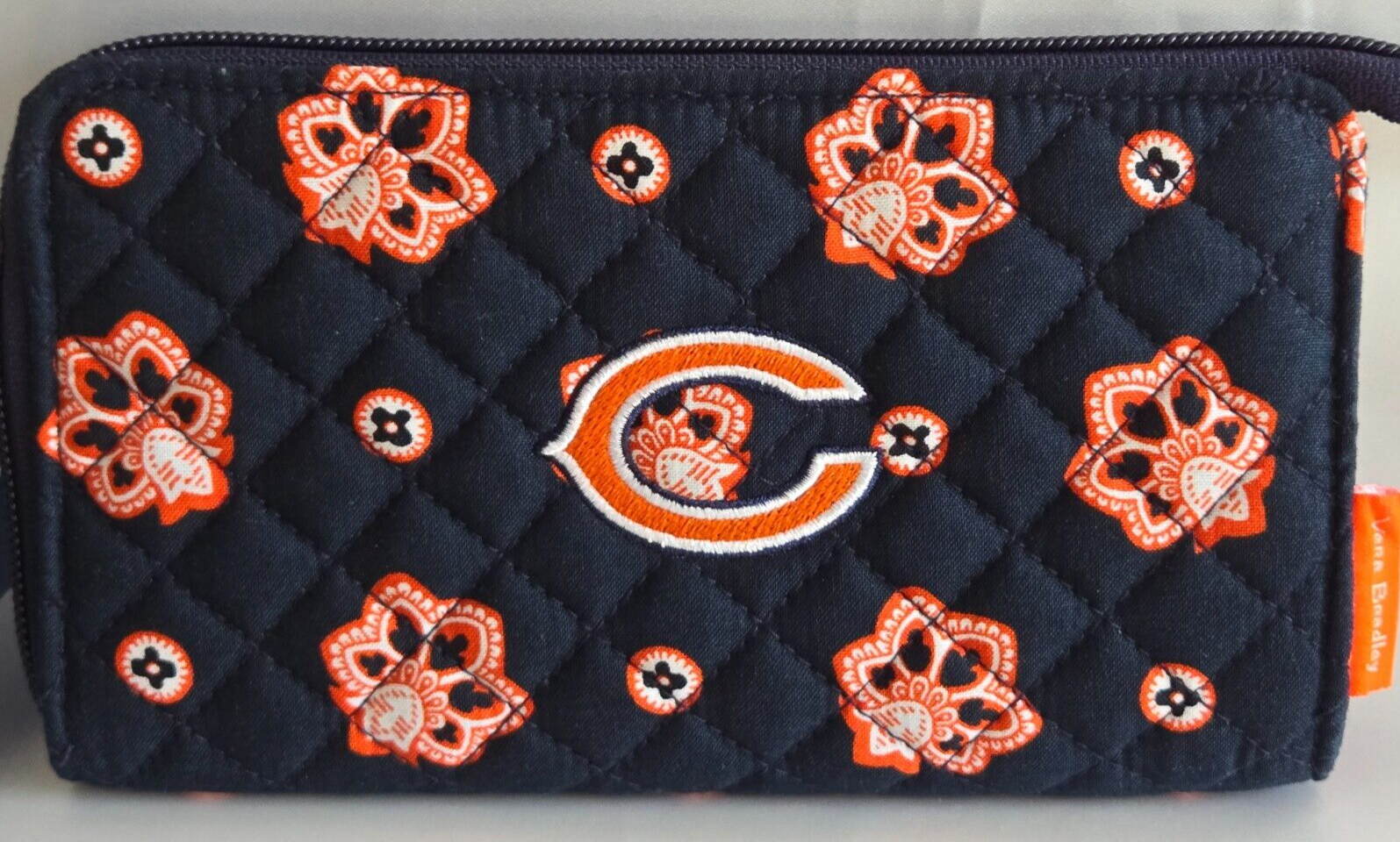 Vera Bradley NFL RFID Front Zip Wristlet