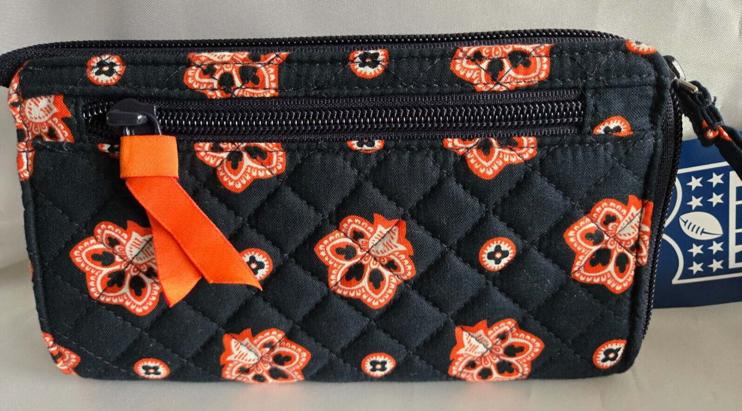 Vera Bradley NFL RFID Front Zip Wristlet