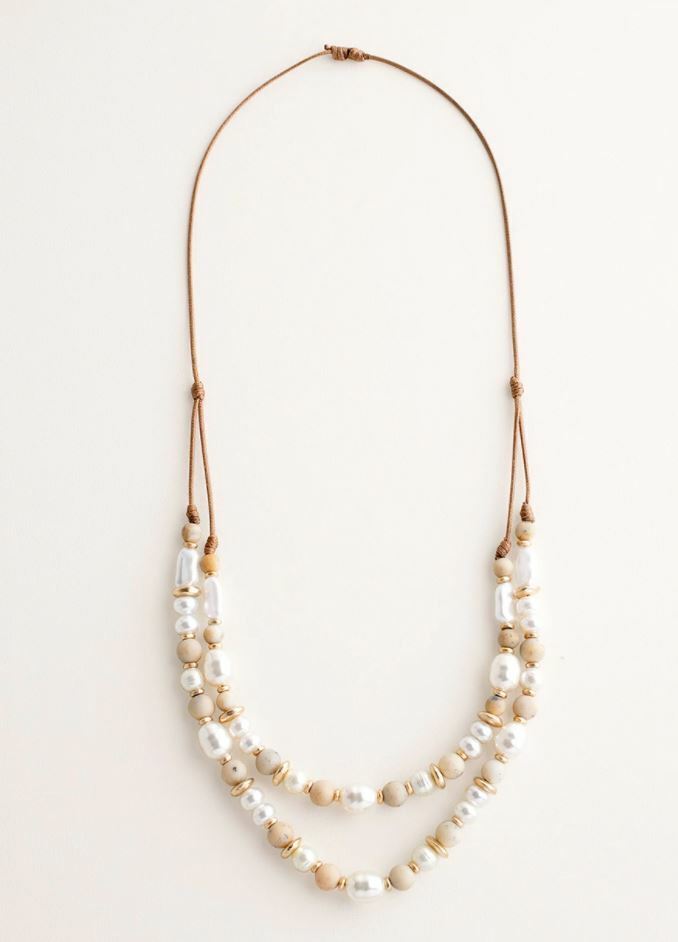 CHICO'S CONVERTIBLE FAUX-PEARL NECKLACE