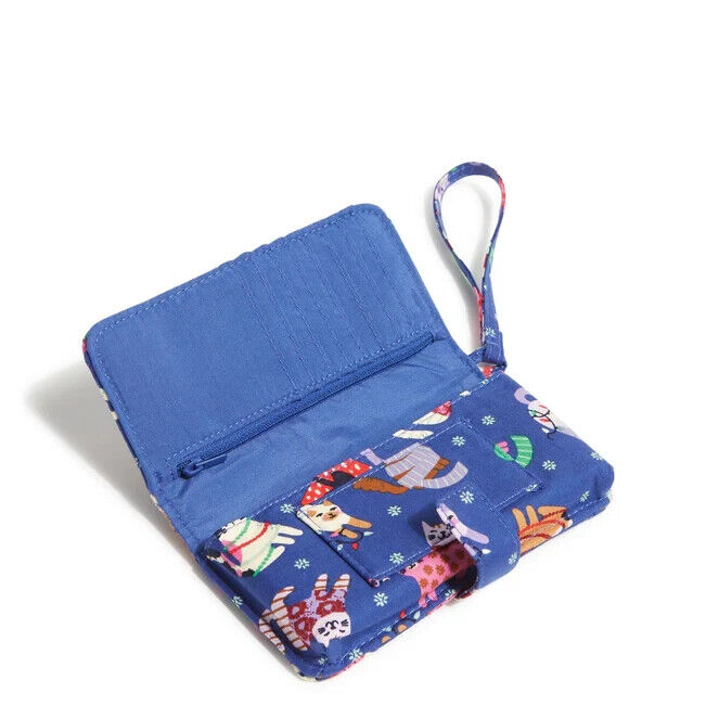 Vera Bradley Phone Wristlet, Catnip Christmas