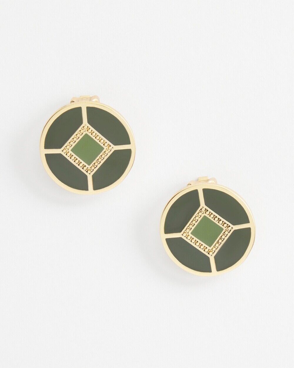 CHICO'S VINTAGE INSPIRED CLIP-ON EARRINGS