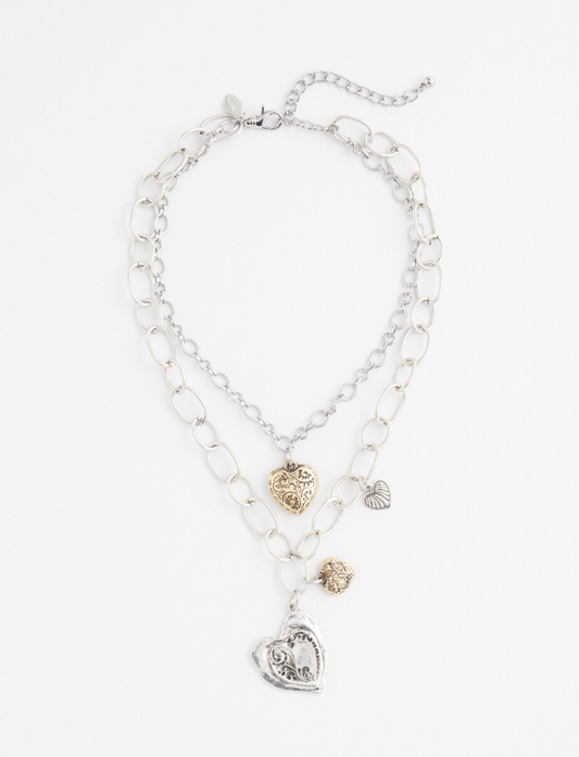 CHICO'S VALENTINE'S DAY CHARM NECKLACE