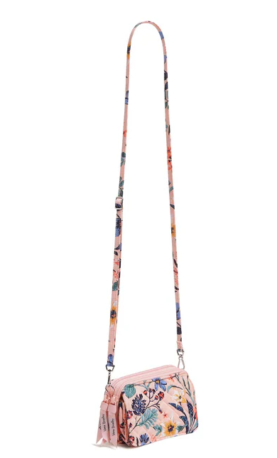 Vera Bradley All in One Crossbody, Paradise Coral