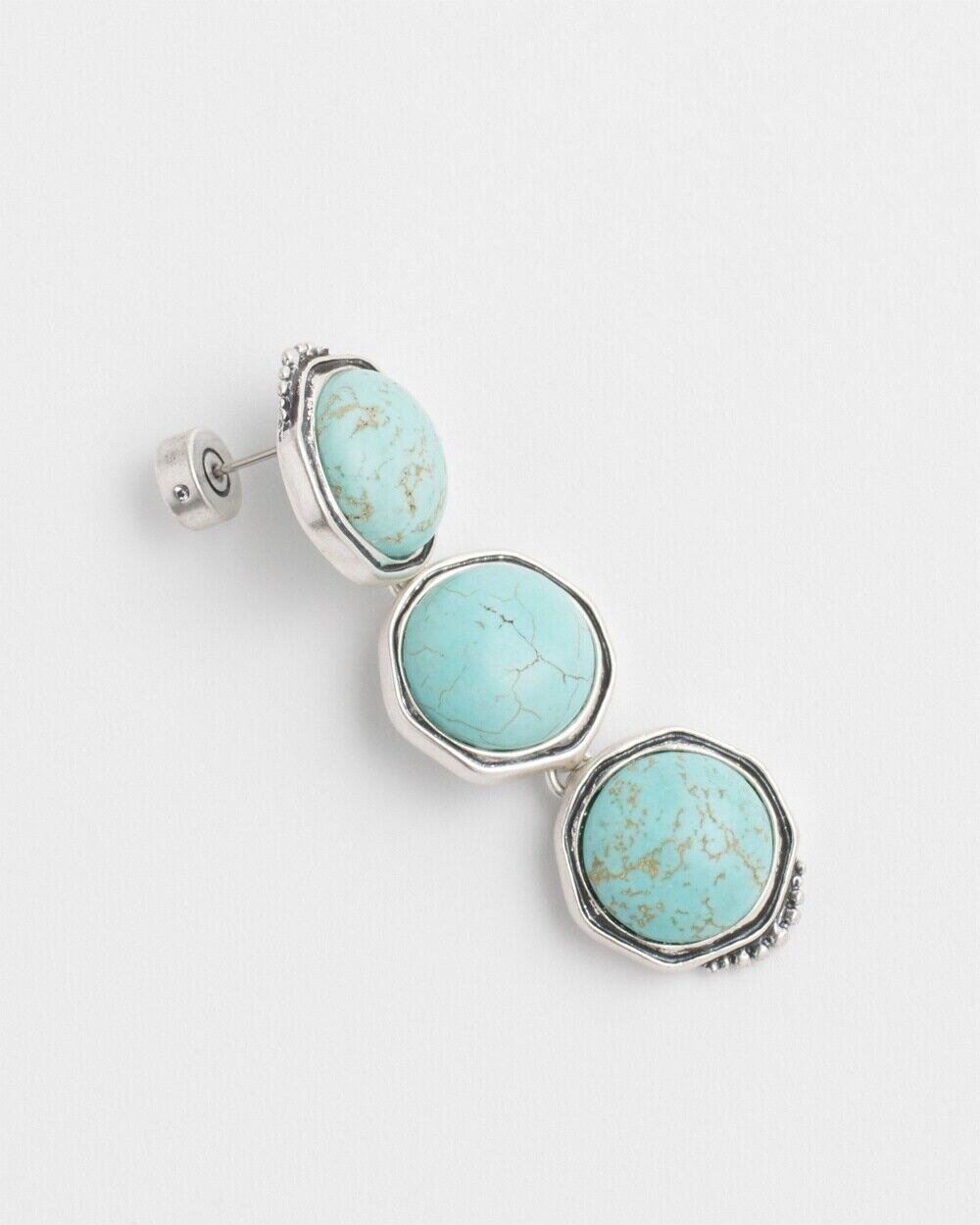 CHICO'SNO DROOP TURQUOISE EARRINGS