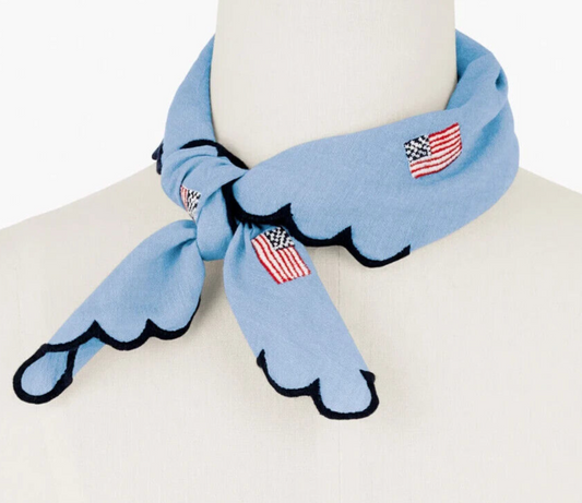 TALBOTS STARS & STRIPES NECKERCHIEF