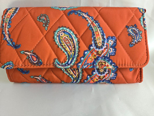 Vera Bradley Ultralight Wallet Crossbody, Manor Paisley