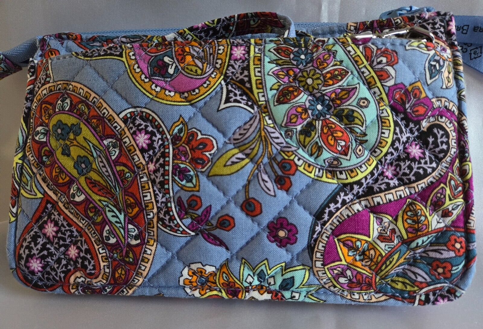 Vera Bradley RFID Wallet Crossbody, Provence Paisley