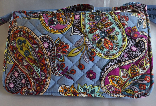 Vera Bradley RFID Wallet Crossbody, Provence Paisley