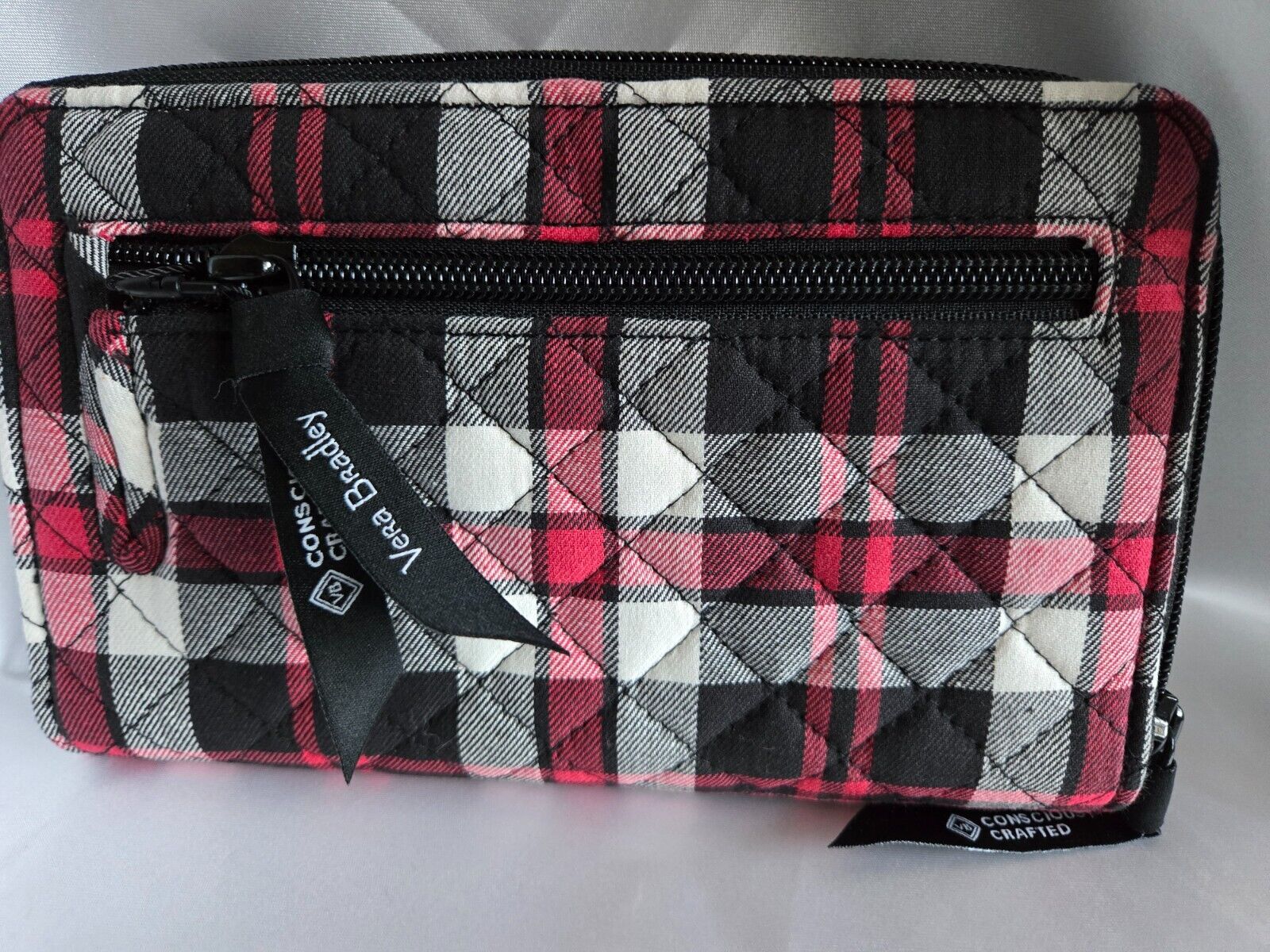 Vera Bradley RFID Turnlock Wallet, Fireplace Plaid