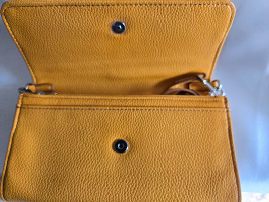 Vera Bradley Women's Faux Leather Wallet Crossbody, Sunflower