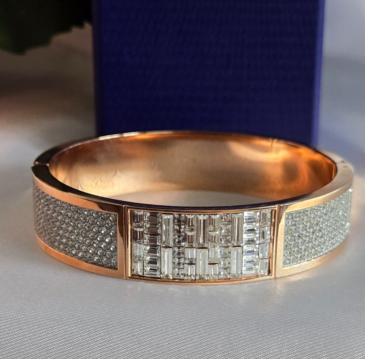 Swarovski Rose Gold Bangle