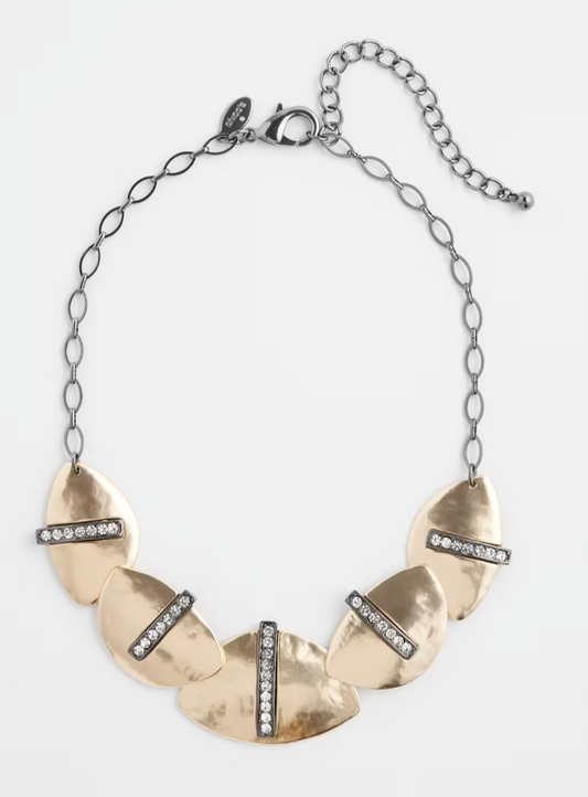CHICO' S PAVE BIB NECKLACE