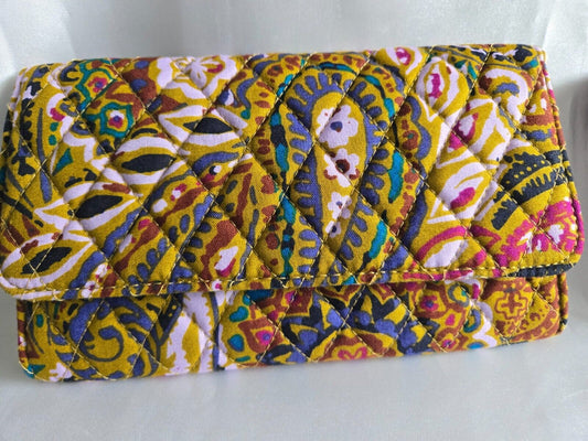 Vera Bradley Wallet Crossbody, Buta Spray