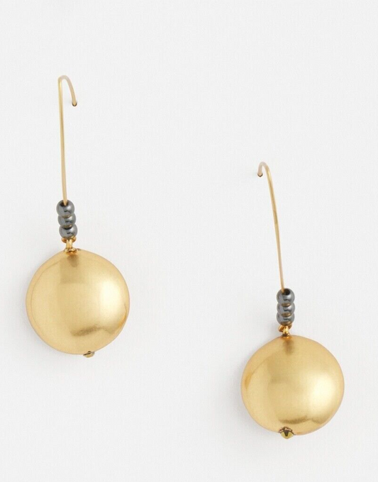 CHICO'S NO DROOP SPHERE THREADER EARRINGS
