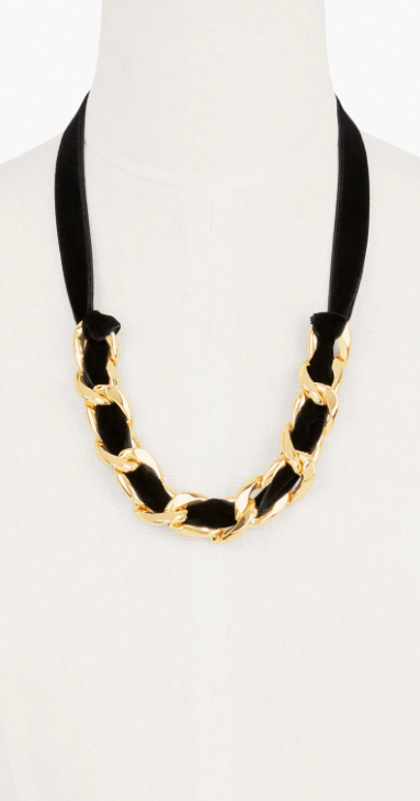 TALBOTS VELVET DREAMS LINKS NECKLACE