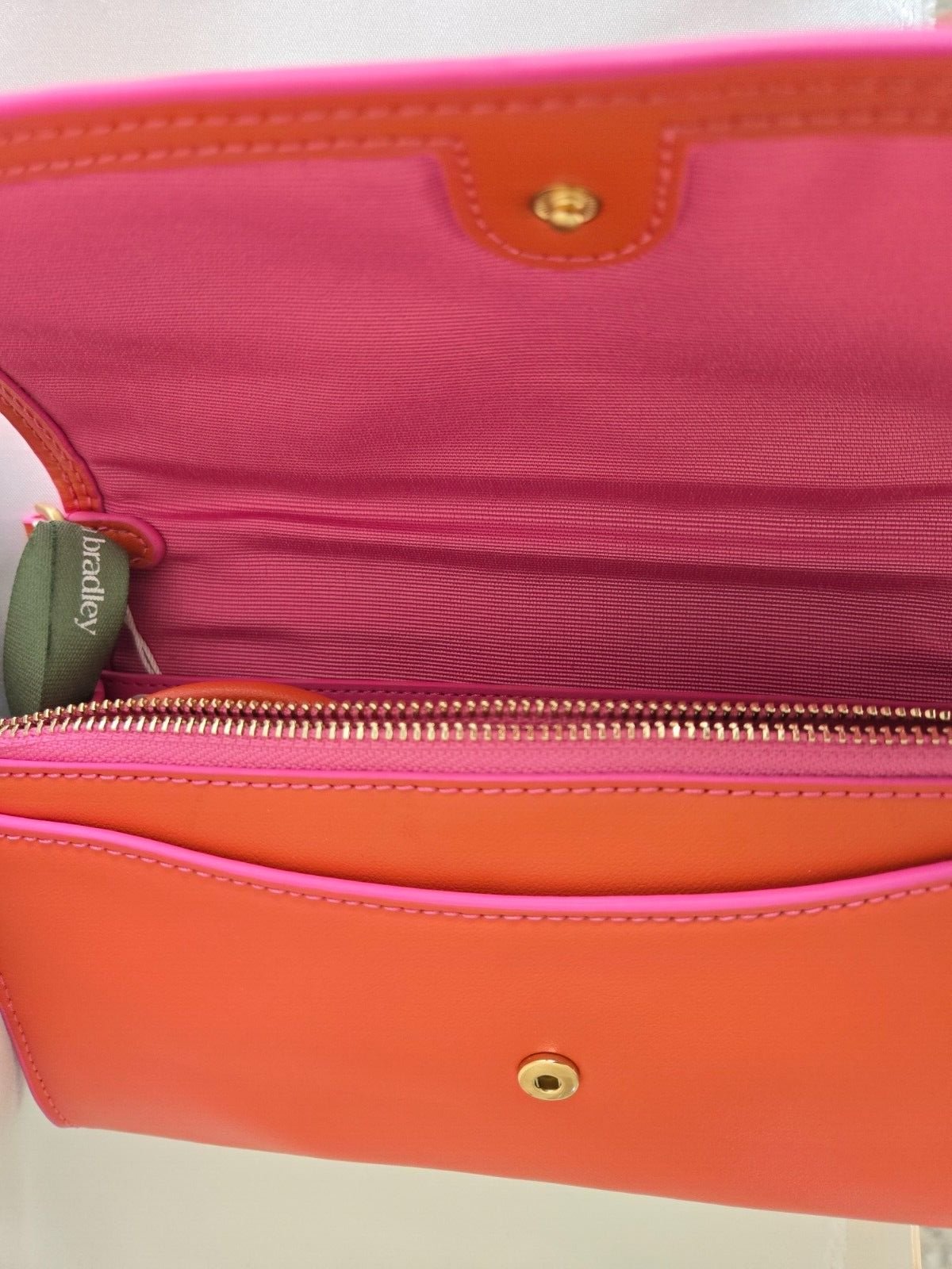 Vera Bradley Wildwood Wallet Crossbody, Koi Orange