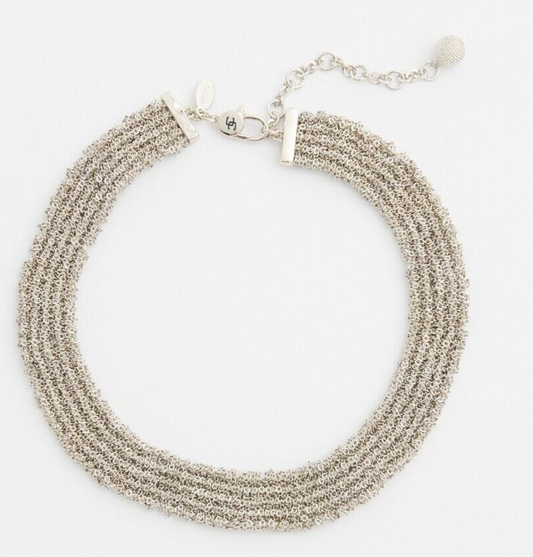 CHICO'S MESH COLLAR NECKLACE