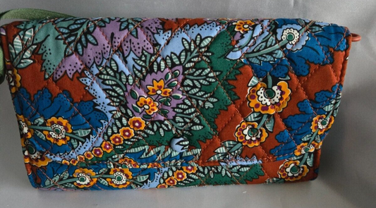 Vera Bradley Crossbody, Flowers & Feathers