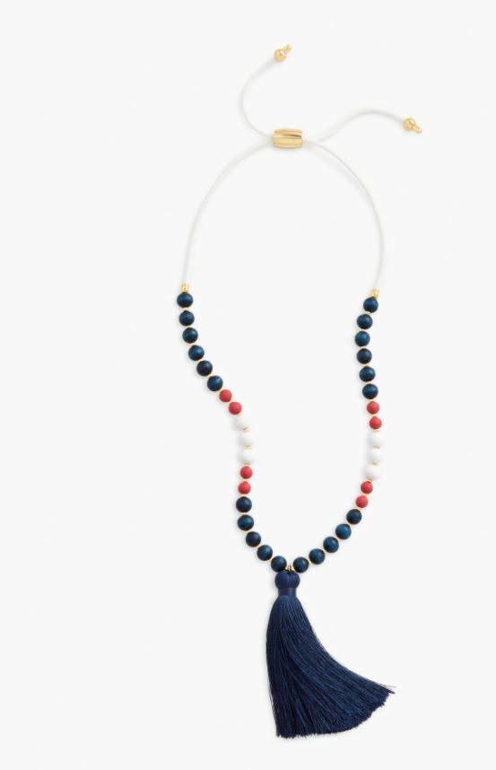 TALBOTS TASSELED AMERICANA NECKLACE