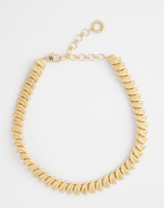 CHICO'S GOLD COLLAR NECKLACE