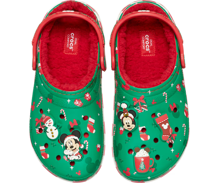 Crocs Mickey Holiday Lined Classic Clog