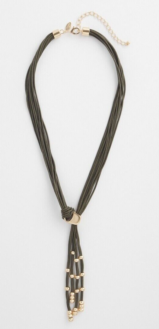 CHICO'S MULTISTRAND TASSEL Y- NECKLACE