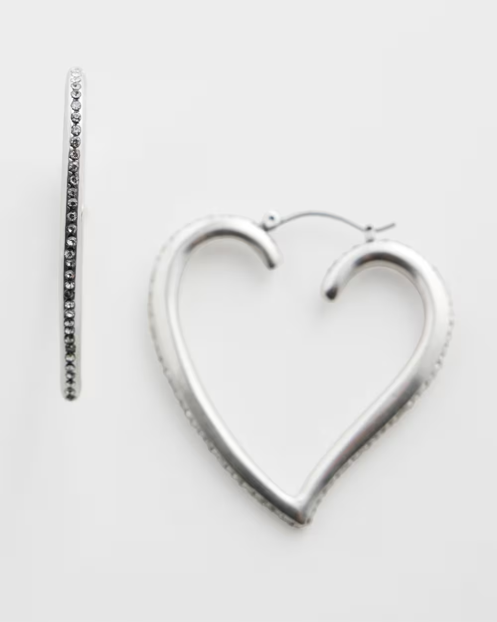 CHICO'S VALENTINE'S DAY HEARTHOOP EARRINGS