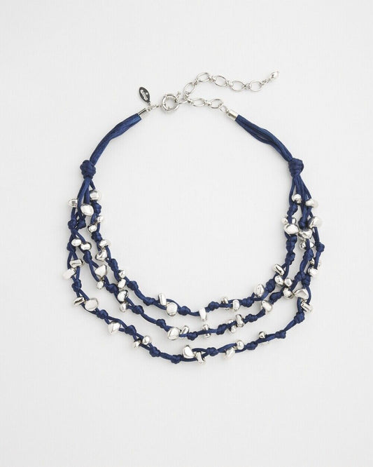 CHICO'S SILK CORD NECKLACE