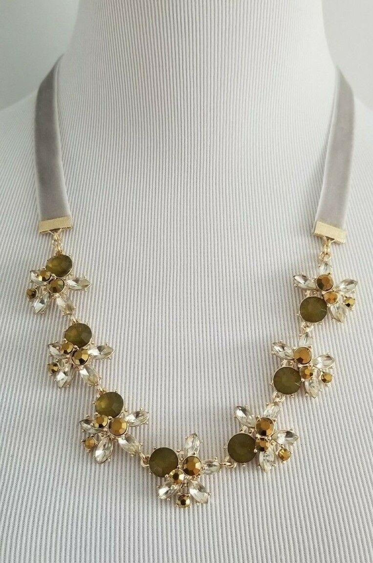 ANN TAYLOR RIBBON STATEMENT NECKLACE