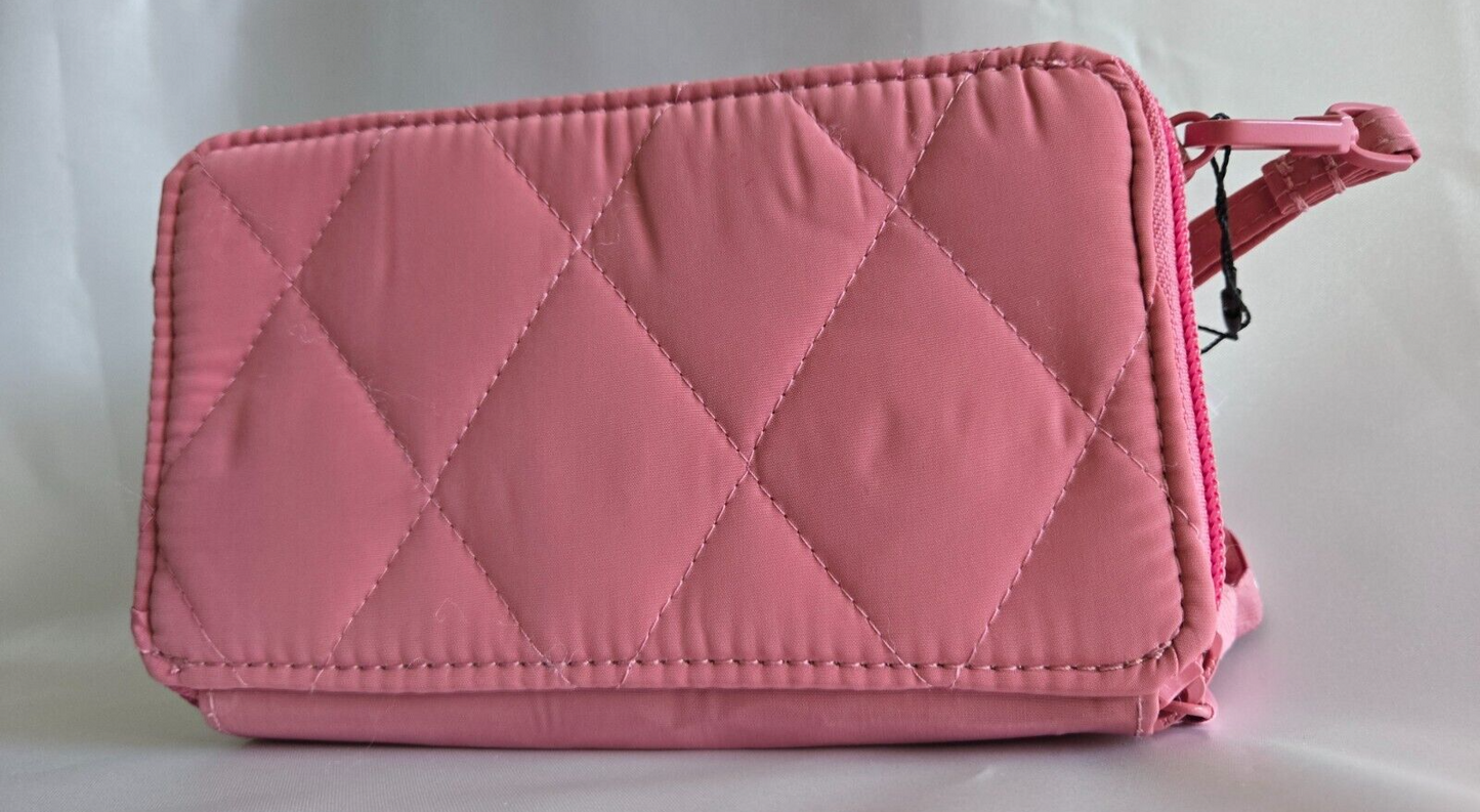 Vera Bradley Ultralight RFID 3-in-1 Crossbody Bag, Strawberry Ice