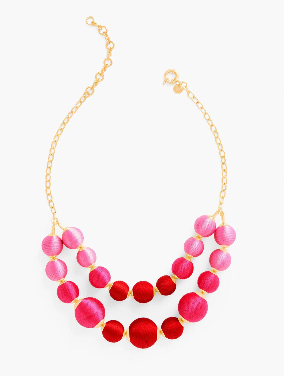 TALBOTS BRIGHT THREAD WRAP NECKLACE