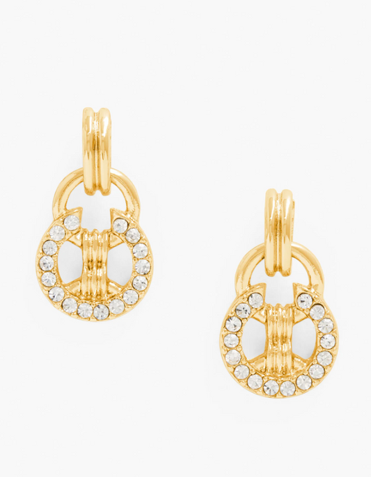 TALBOTS INTERLOCKING LINK EARRINGS
