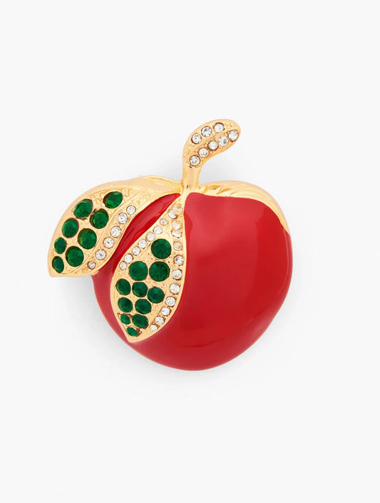 TALBOTS APPLE BROOCH