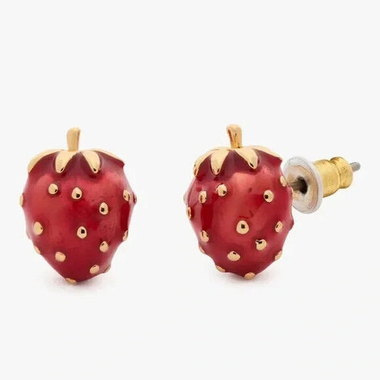 Kate Spade Tutti Fruity Strawberry Studs