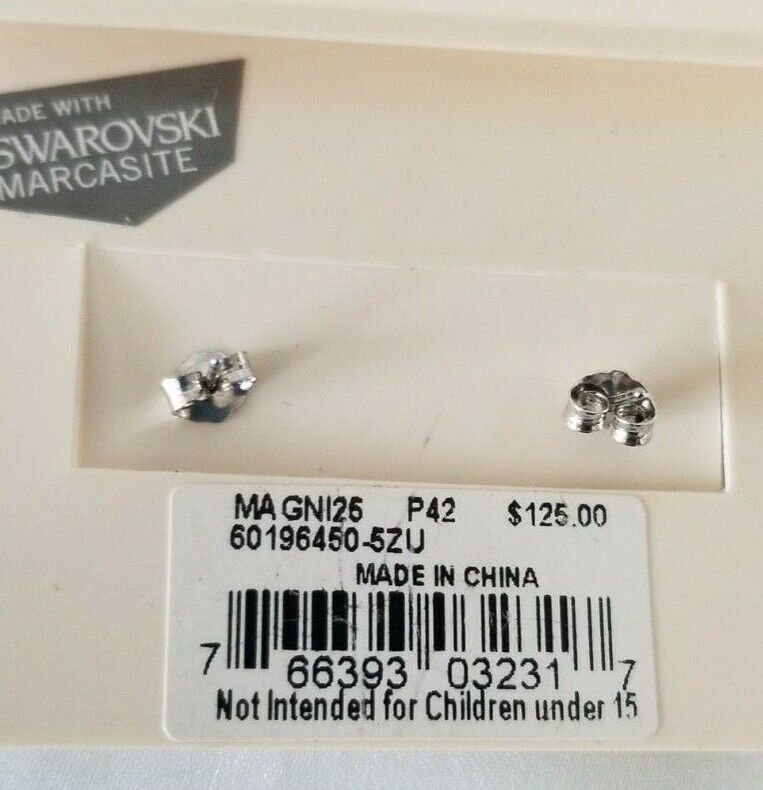 Judith Jack Marcasite Sterling Silver Earrings