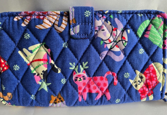 Vera Bradley Phone Wristlet, Catnip Christmas