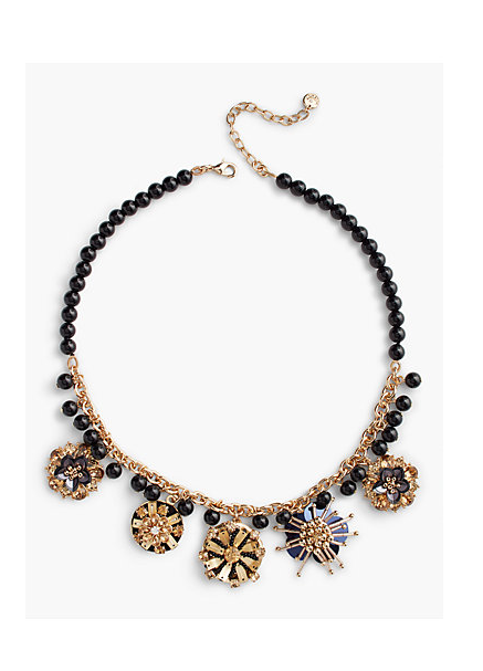 TALBOTS Sequined-Burst Statement Necklace