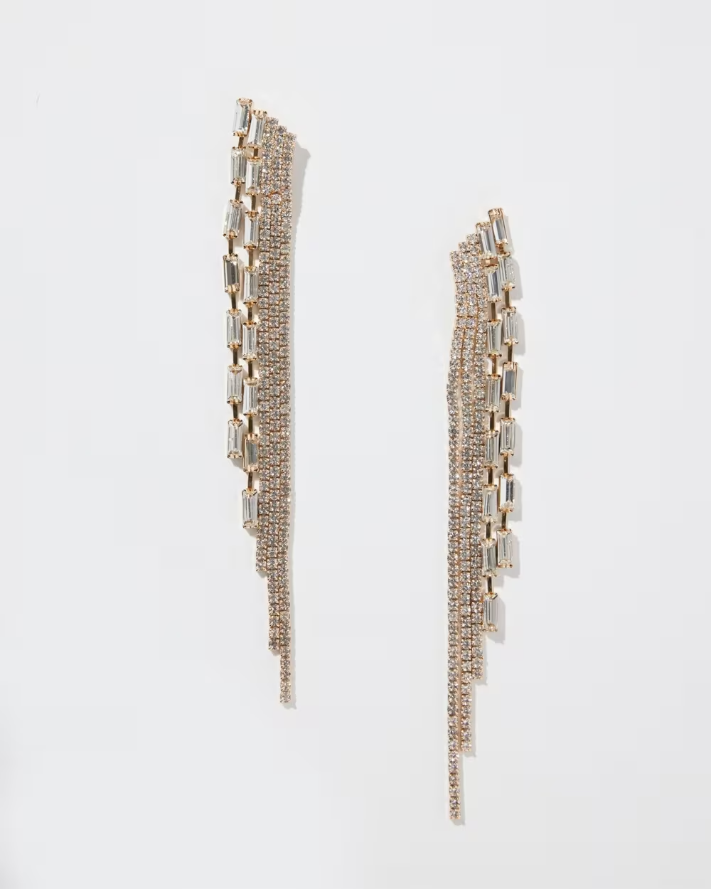 CHICO'S GOLD TONE DUSTER EARRINGS