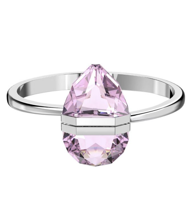 SWAROVSKI Lucent Bangle Bracelet Jewelry Collection, Pink Crystals