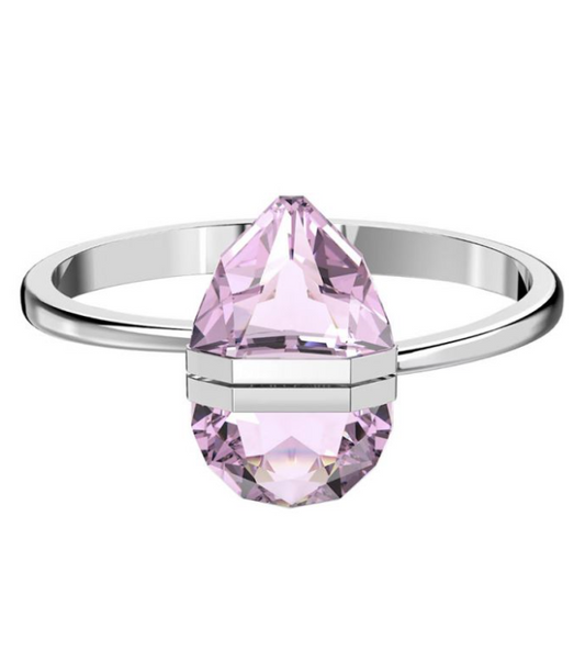 SWAROVSKI Lucent Bangle Bracelet Jewelry Collection, Pink Crystals
