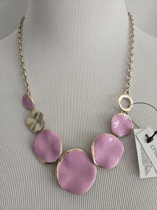 CHICO'S CONVERTIBLE ENAMEL NECKLACE
