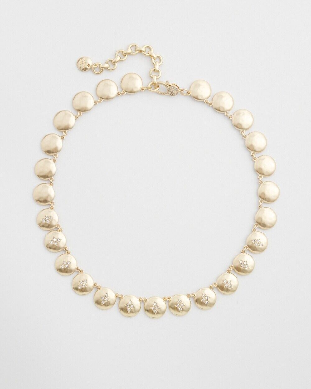 CHICO'S REVERSIBLE MOTHER OF PEARL NECKLACE