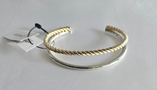 CHICO'S MIXED METAL CUFF BRACELET