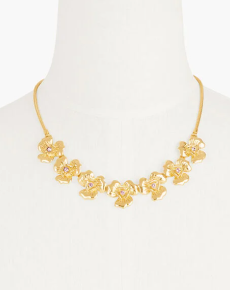 TALBOTS FABULOUS FLORAL NECKLACE