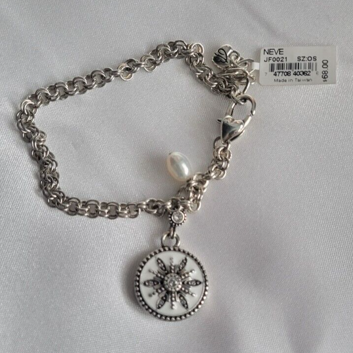 Brighton Neve Bracelet (JF0021) SLV/WHT