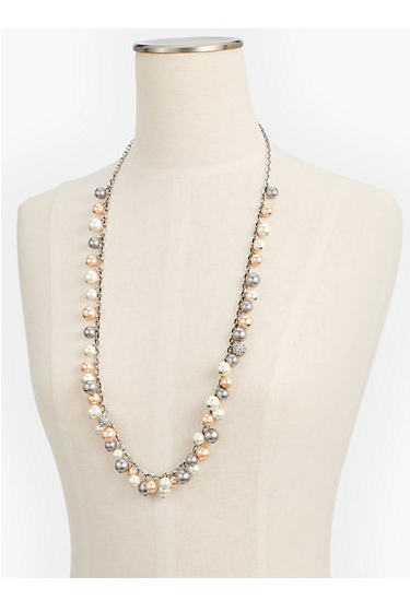 TALBOTS Mixed-Pearl Necklace