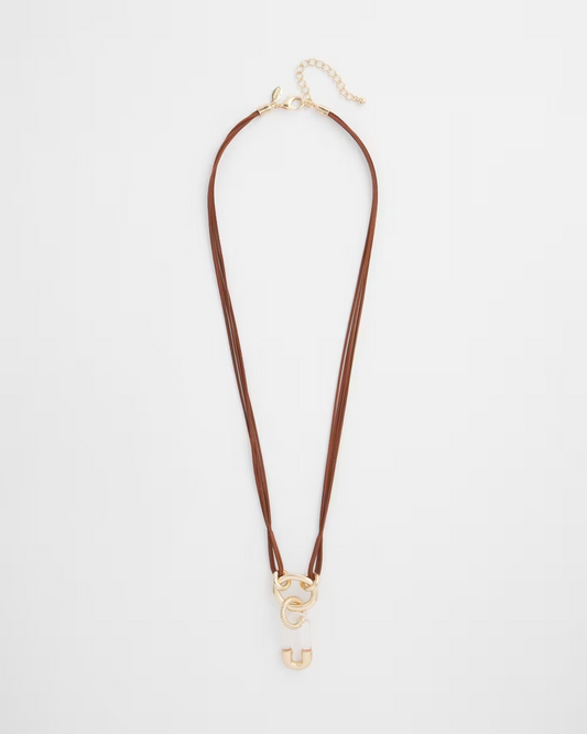 CHICO'S NEUTRAL PENDANT NECKLACE