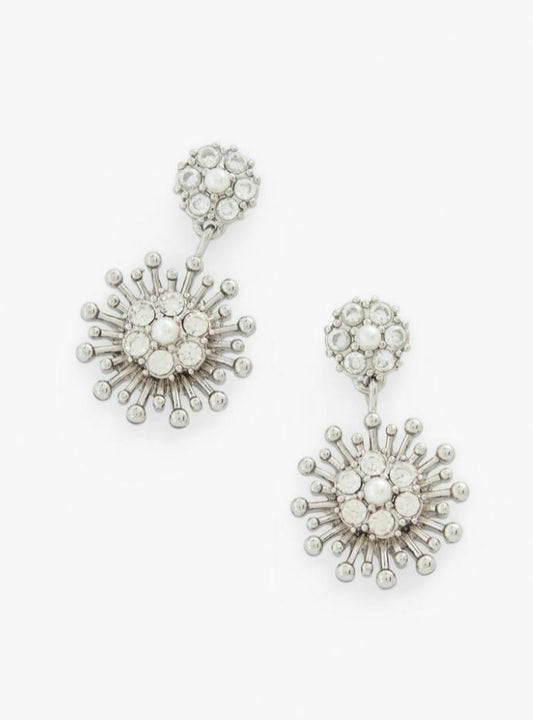 TALBOTS BURSTING BLOOMS DROP EARRINGS