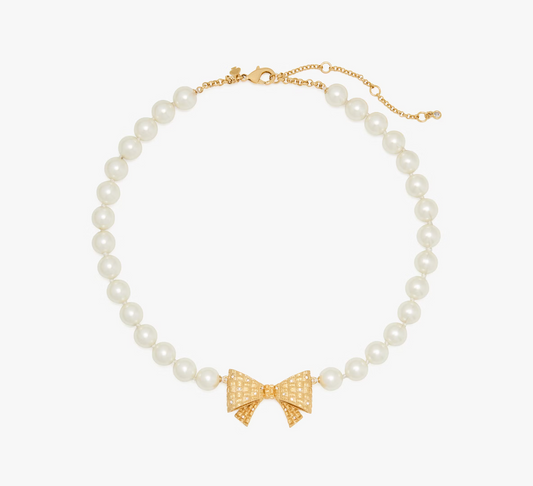 Kate Spade Wrapped In A Bow Necklace