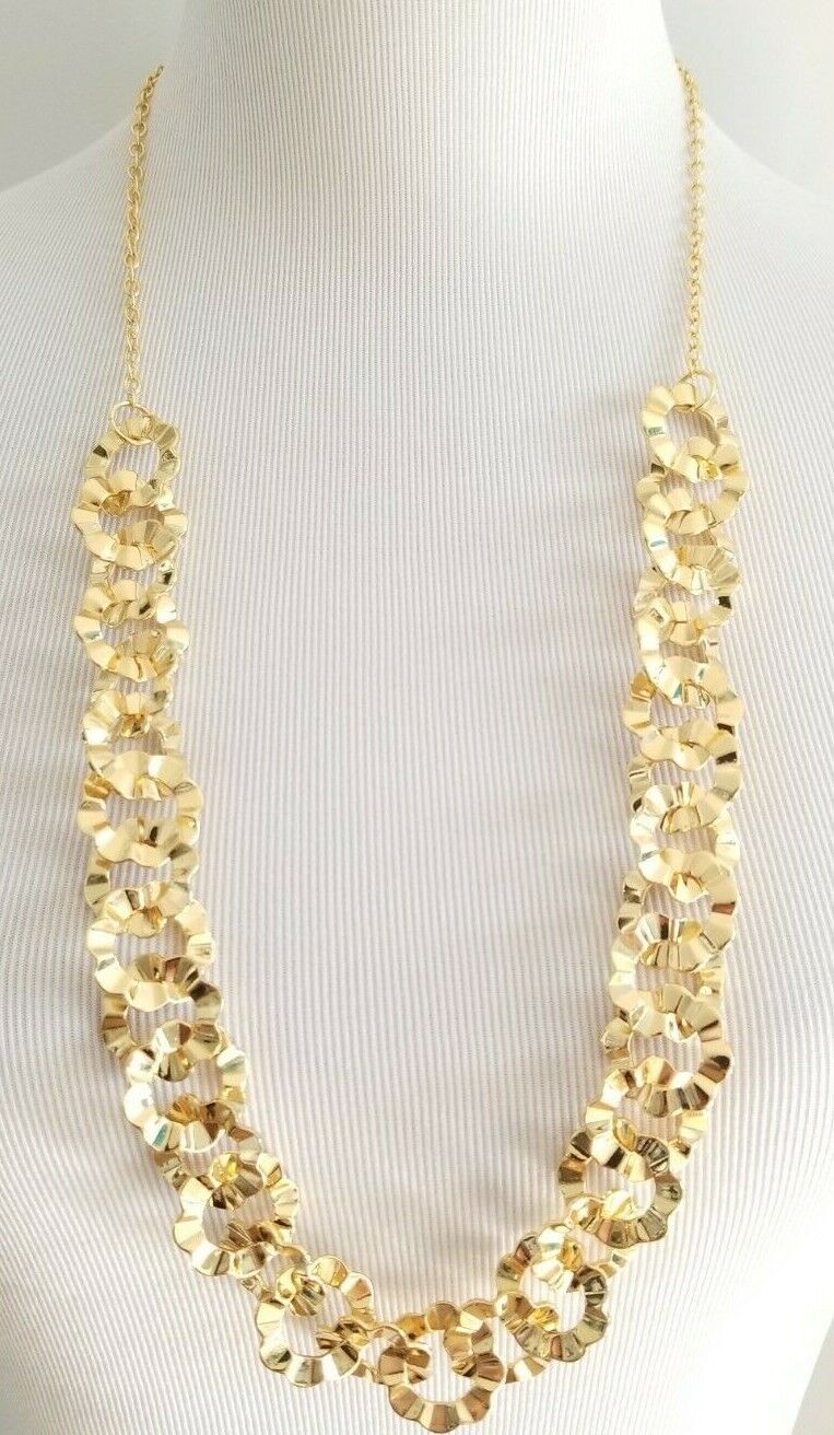 TALBOTS FLOWER POWER LONG NECKLACE